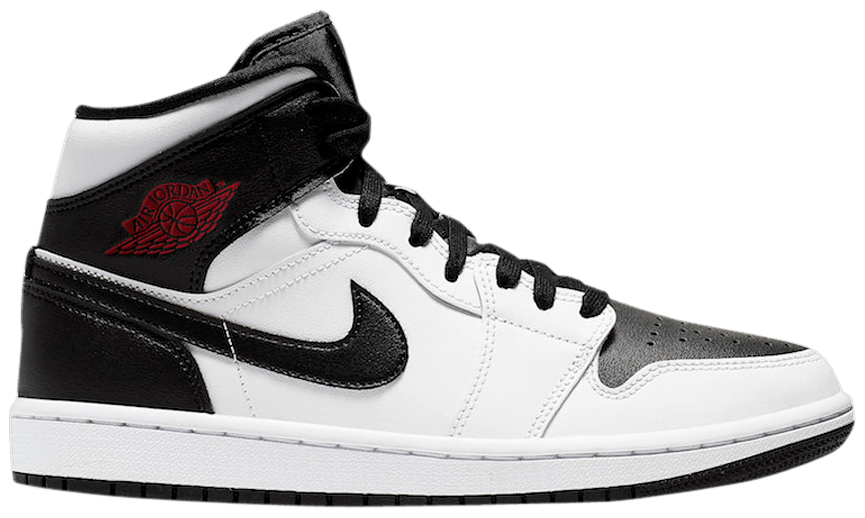 Giày Nike Wmns Air Jordan 1 Mid 'White Black' BQ6472-101