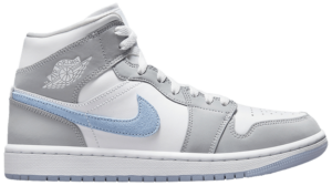 Giày Nike Wmns Air Jordan 1 Mid 'Grey Blue' BQ6472-105