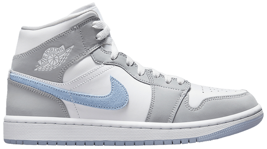 Giày Nike Wmns Air Jordan 1 Mid 'Grey Blue' BQ6472-105