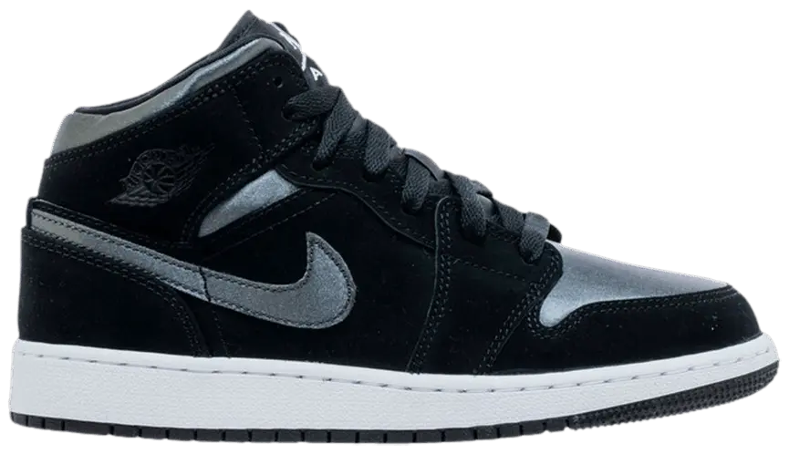Giày Nike Air Jordan 1 Mid SE GS 'Black Anthracite' BQ6931-012