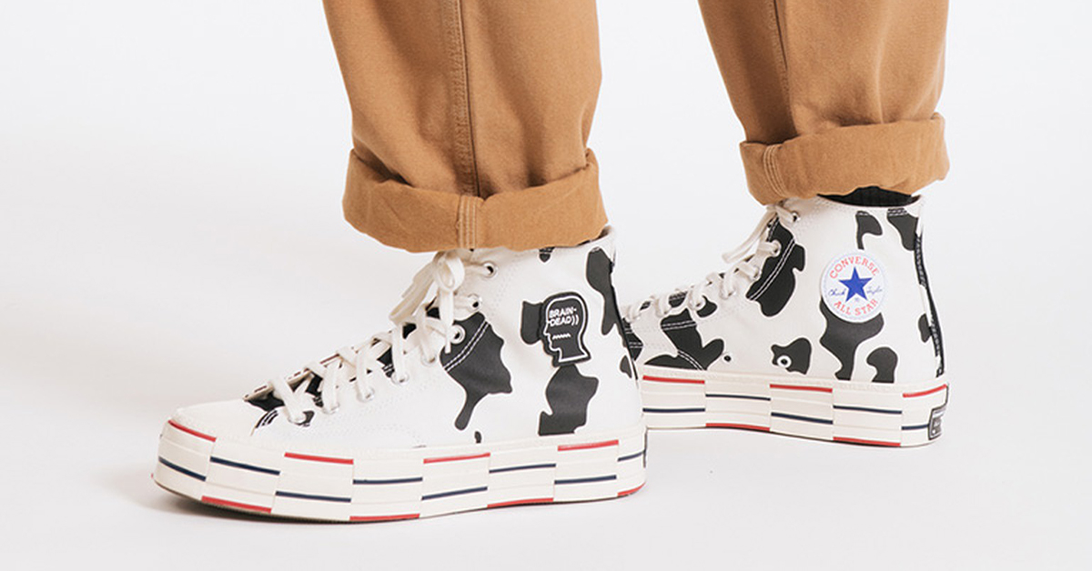 Giày Converse Brain Dead x Chuck 70 Cow Print 169946C - Ảnh 5
