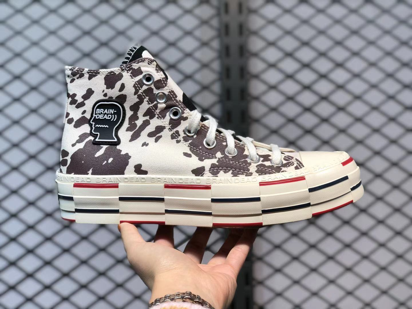 Giày Converse Brain Dead x Chuck 70 Cow Print 169946C - Ảnh 3