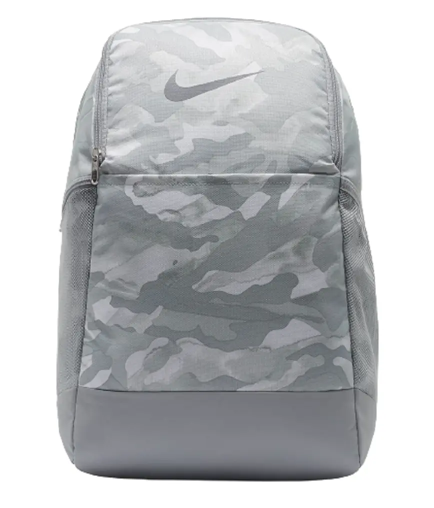 Balo Nike Brasilia 9.0 Printed Training Backpack Grey Camo BA6334-078
