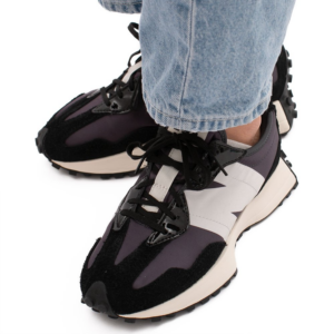 Alternative view of Giày New Balance Wmns 327 'Black Grey' WS327SFC