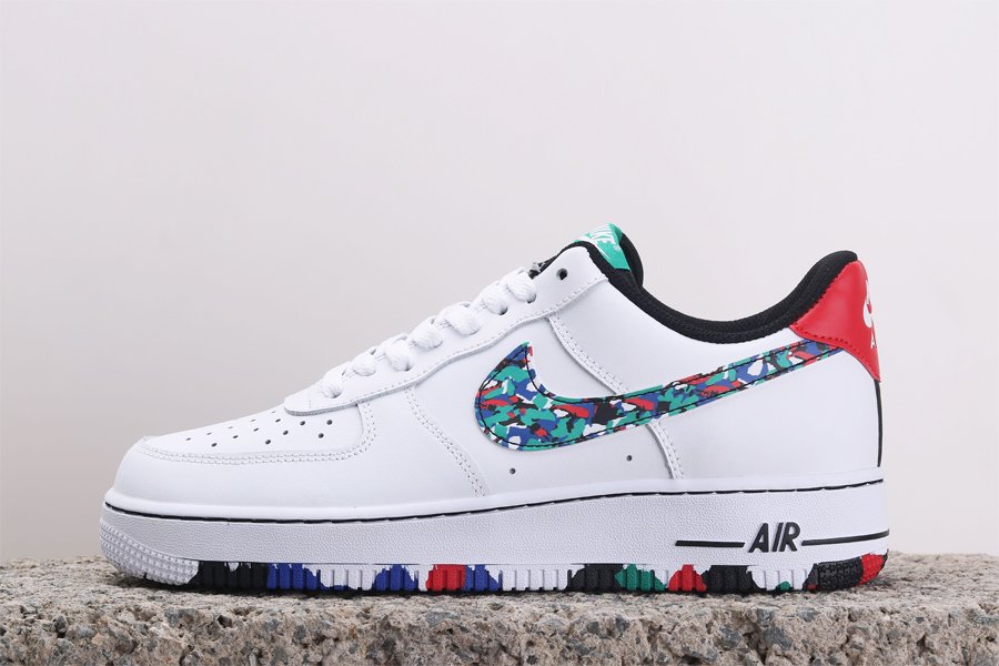 Giày Nike Air Force 1 Low 'Melted Crayon' CU4632-100 - Ảnh 3