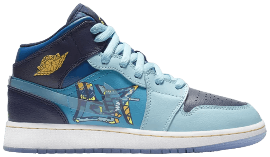 Giày Nike Air Jordan 1 Mid GS 'Fly' BV7446-400