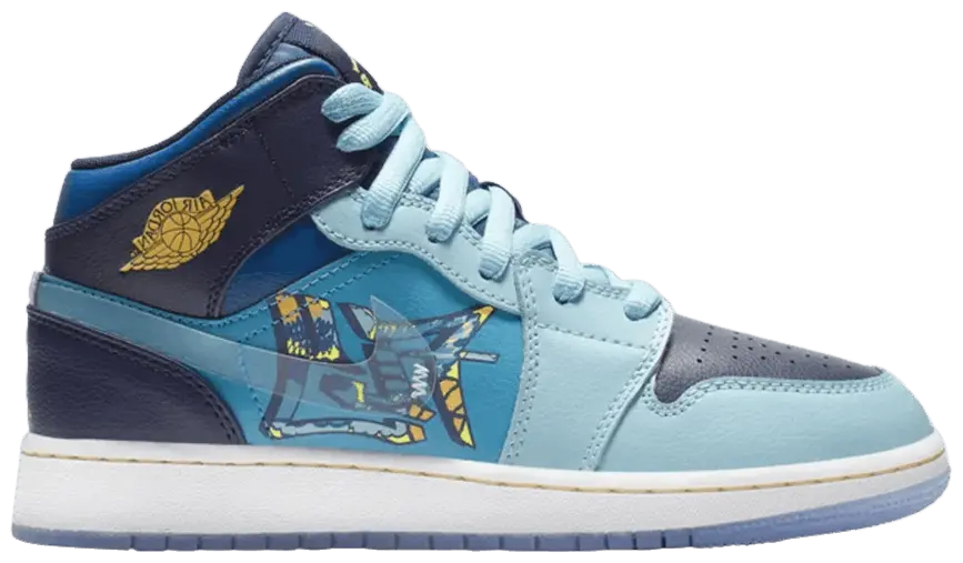 Giày Nike Air Jordan 1 Mid GS 'Fly' BV7446-400