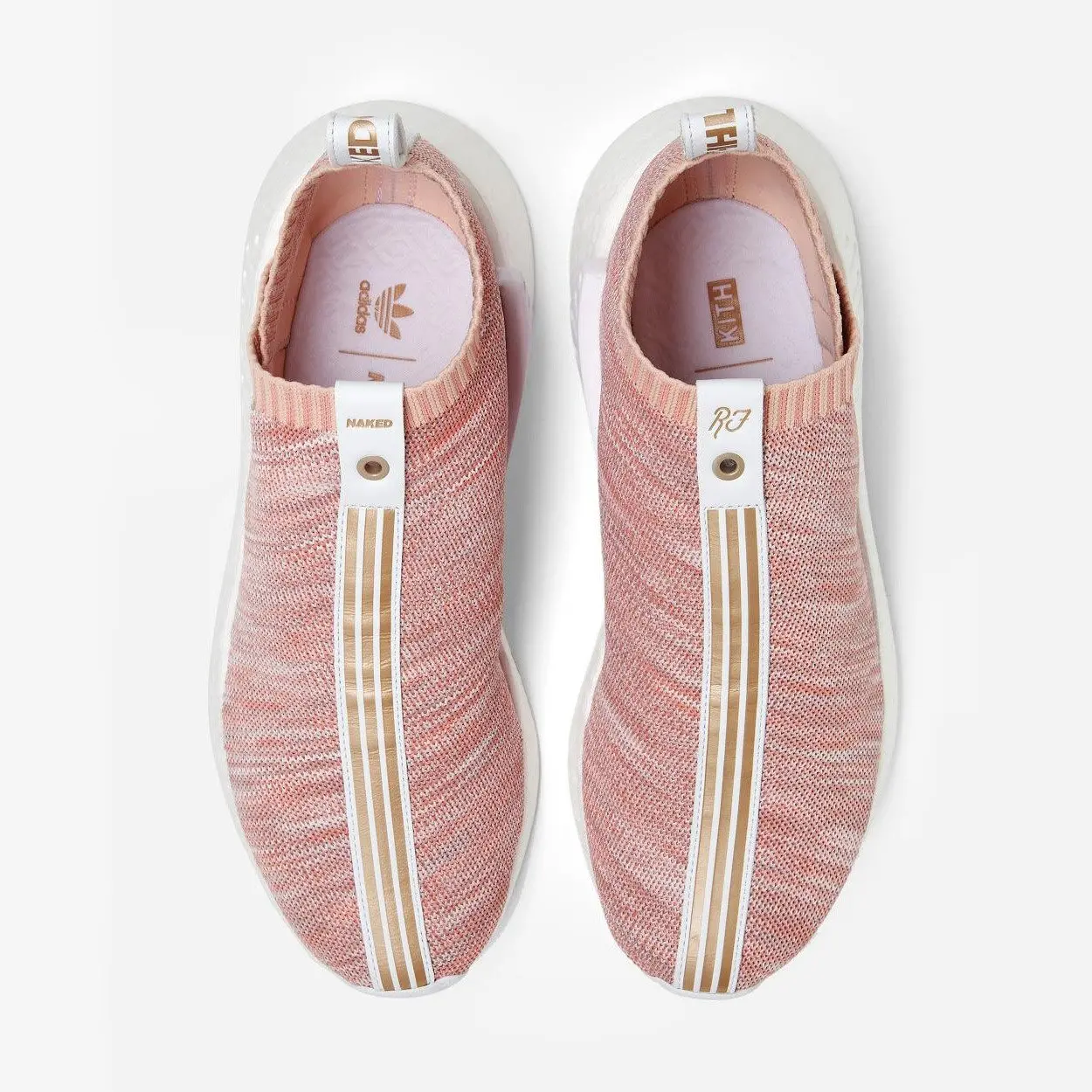 Alternative view of Giày Adidas Kith x Naked x NMD_CS2 Primeknit 'Pink' BY2596