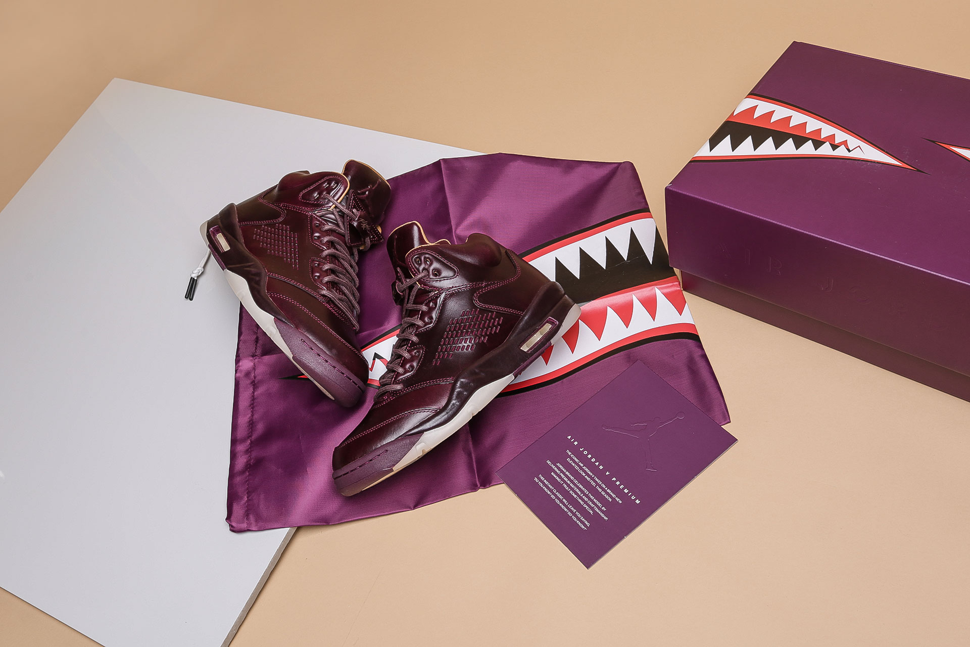 Giày Nike Air Jordan 5 Retro Premium "Wine" 881432-612 - Ảnh 4