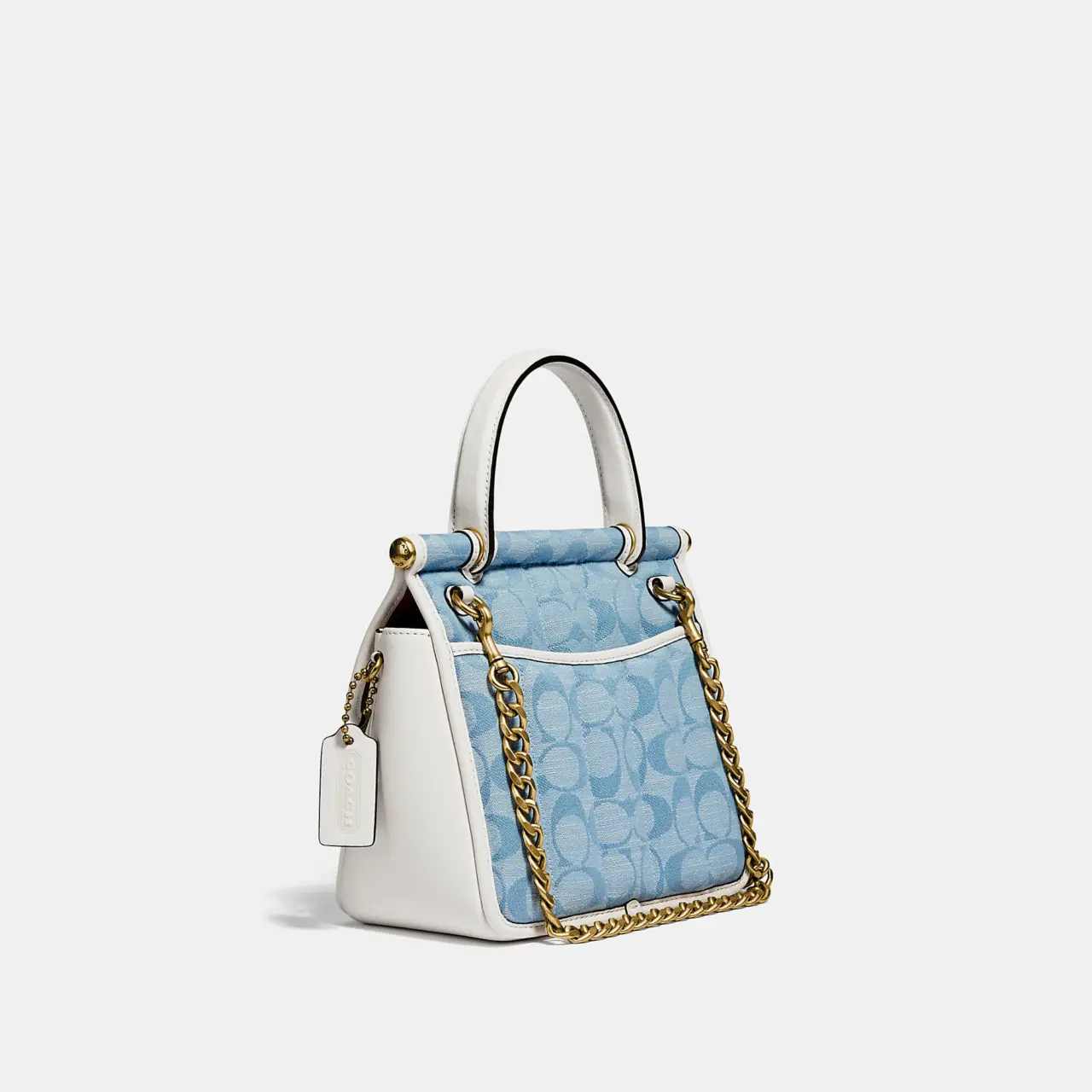 Alternative view of Túi Coach Willis Top Handle 18 In Signature Chambray With Quilting C4704 B4SUX