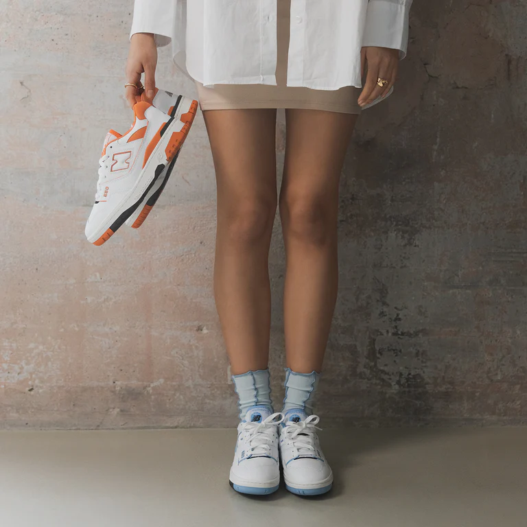 Giày New Balance 550 UNC 'White University Blue' BB550HL1 - Ảnh 5