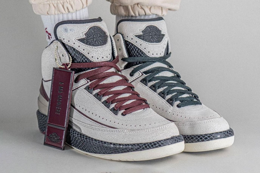 Giày Nike Air Jordan 2 x A Ma Maniére 'Sail' DO7216-100 - Ảnh 3