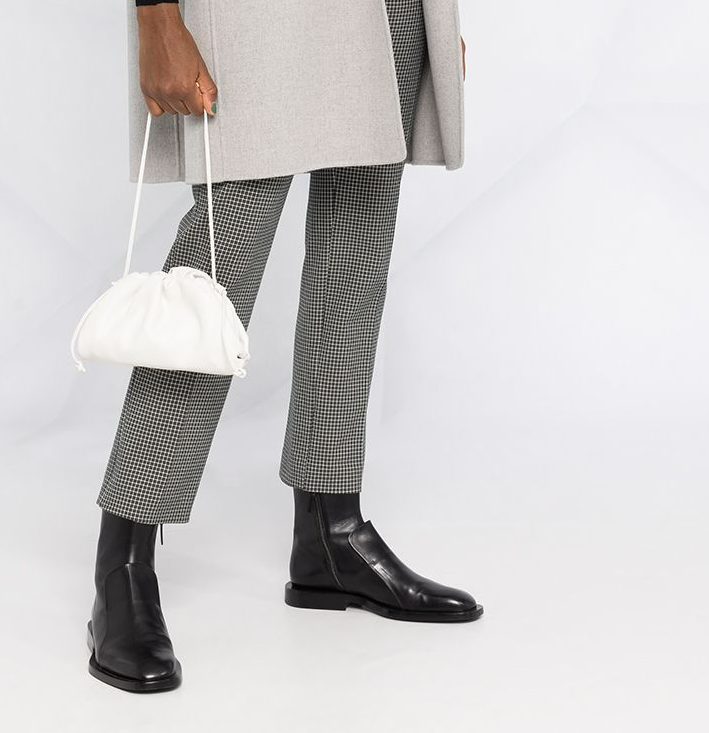 Túi Bottega Veneta Mini Pouch Bag 'Chalk Gold' 585852-VCP40-9143 - Ảnh 4