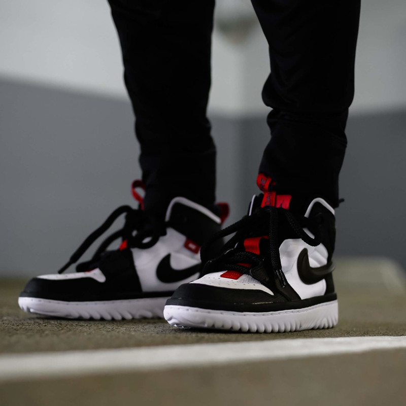 Giày Nike Air Jordan 1 React High 'Black White' AR5321-016 - Ảnh 2
