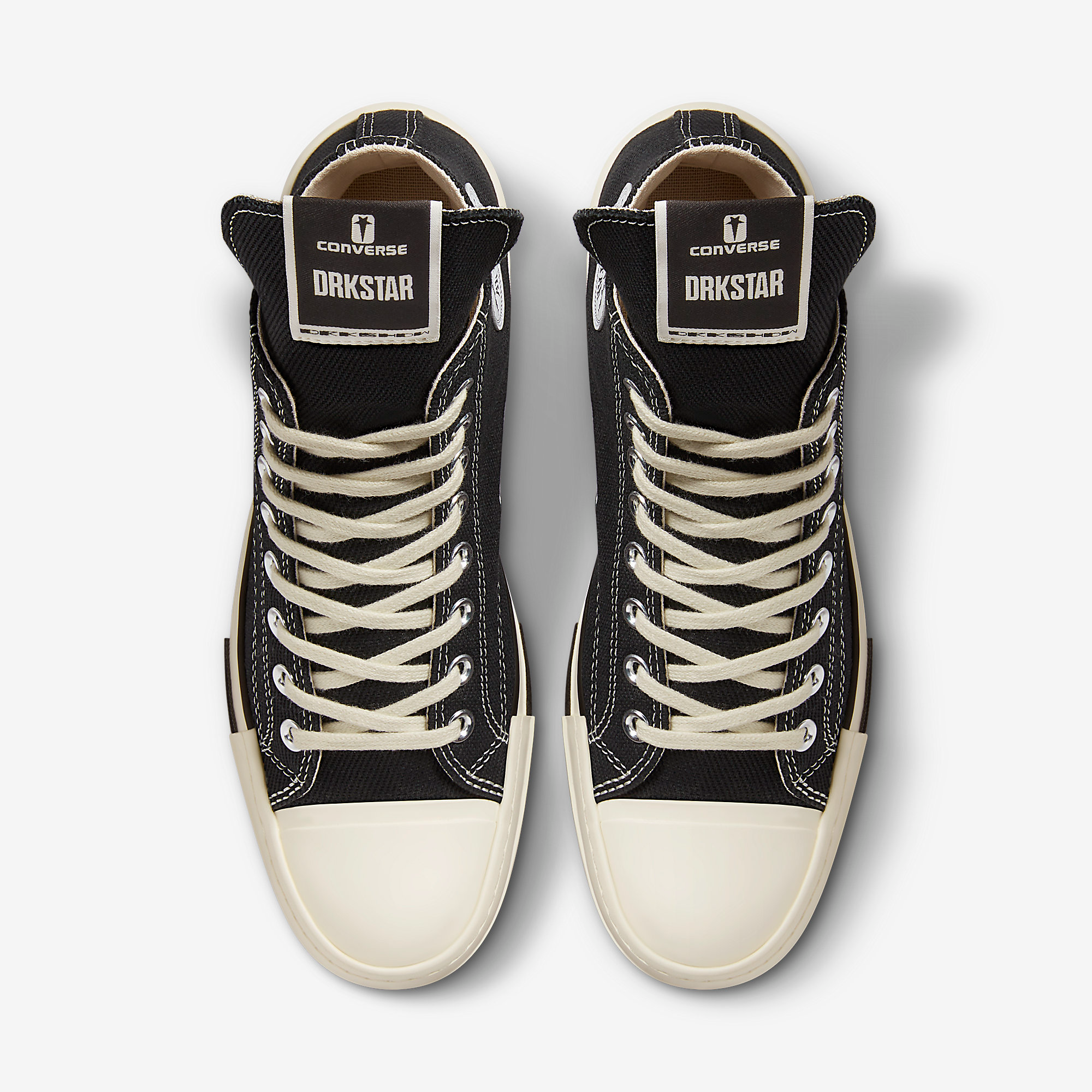 Giày Converse DRKSHDW x Chuck Taylor All Star 70 Hi 'Black' A00130C - Ảnh 5