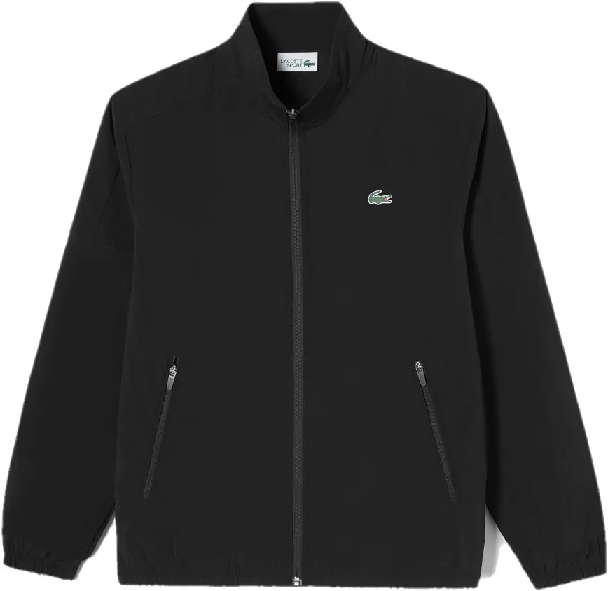 Ao Lacoste Solid Woven Windbreaker 'Black' SH212E-53G-031