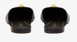 Alternative view of Giày Valentino Roman Stud Flat Mule In Calfskin VW2S0BK2GNF0NO