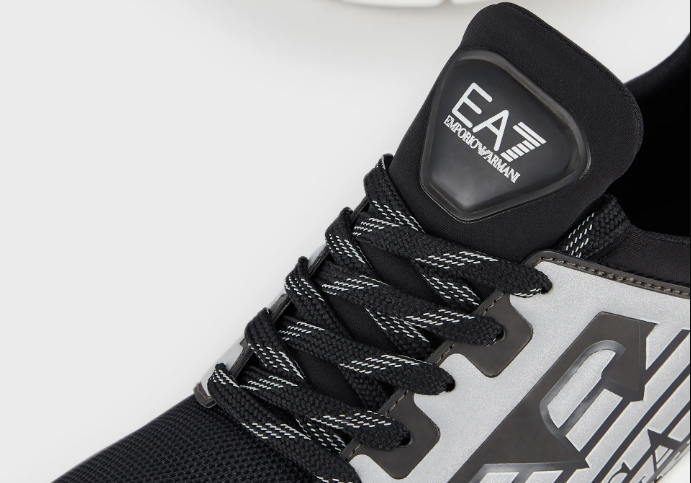 Giày Armani A-Racer Reflex 'Black White' X8X057XCC551N629 - Ảnh 3
