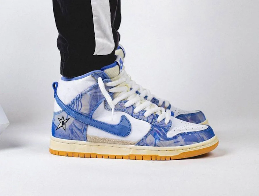 Giày Nike Carpet Company x Dunk High SB 'Blue' CV1677-100 - Ảnh 2