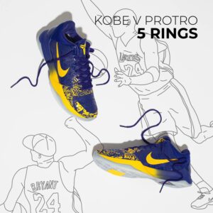 Alternative view of Giày Nike Zoom Kobe 5 Protro '5 Rings' CD4991-400