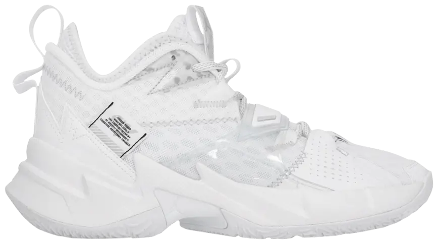 Giày Nike Jordan Why Not Zer0.3 GS 'Triple White' CD5804-103