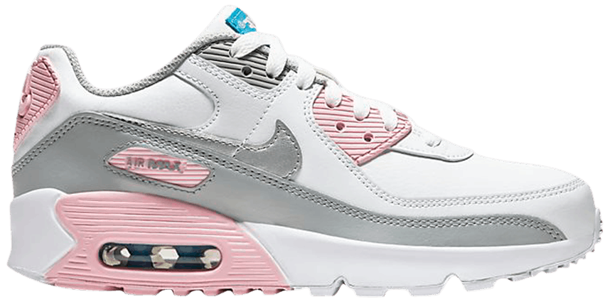 Giày Nike Air Max 90 Leather GS 'Metallic Silver Pink' CD6864-004