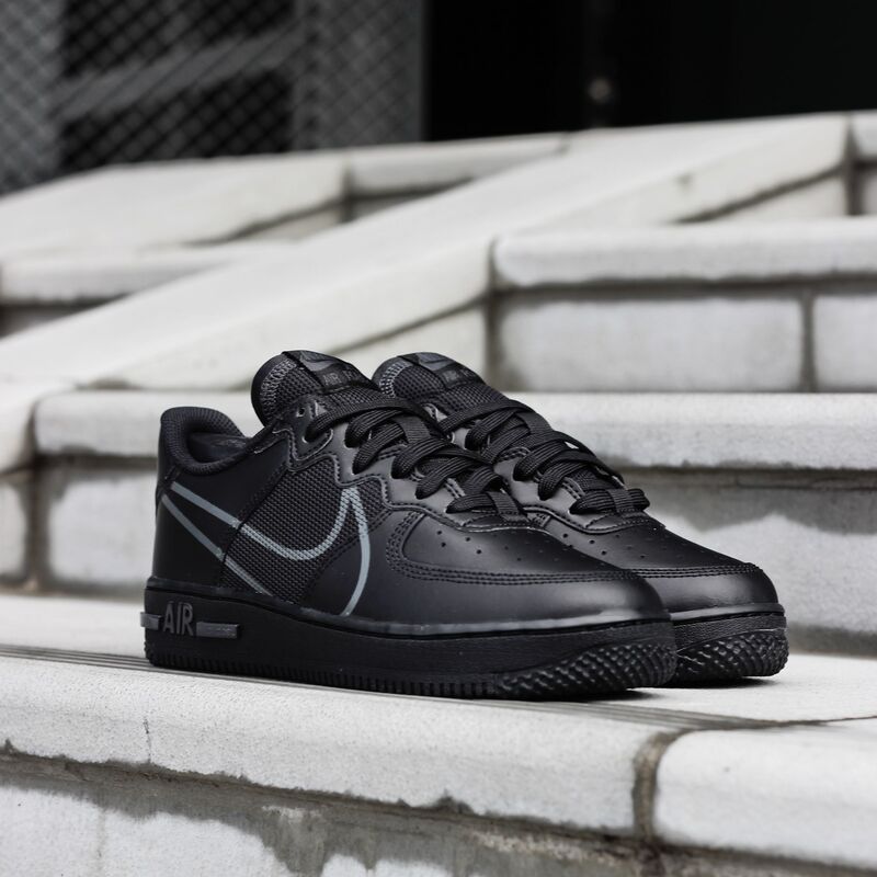 Giày Nike Air Force 1 REACT Full Black CD6960-003 - Ảnh 3