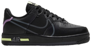 Giày Nike Air Force 1 React GS 'Triple Black' CD6960-001