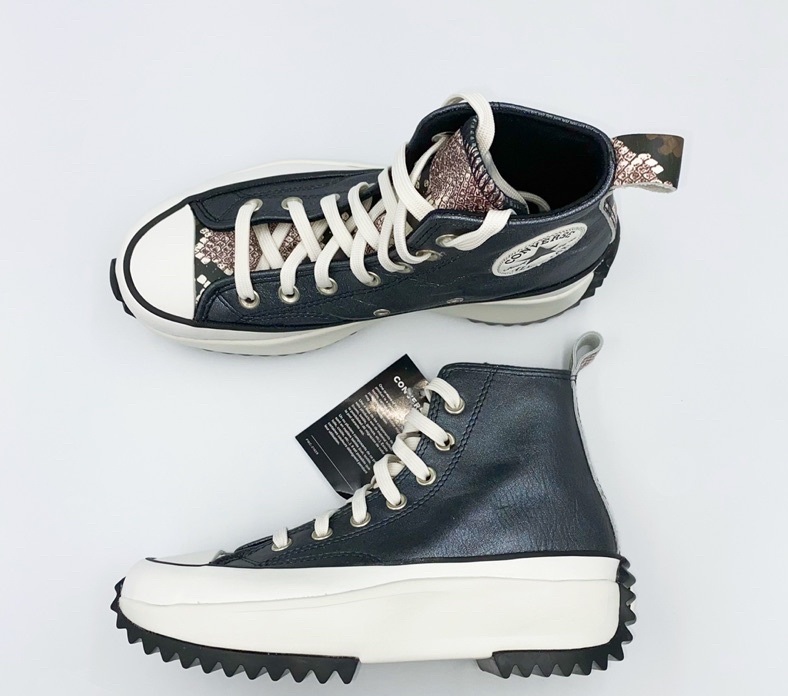 Giày Converse Run Star Hike Snakeskin Blue White Black 173081C - Ảnh 3