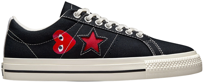 Giay Converse One Star Ox Comme des Garcons PLAY 'Black' A01791C