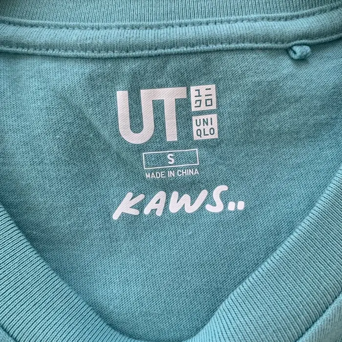 Alternative view of KAWS x Uniqlo Blue BFF Tee Green KW-UBLBFFTGN