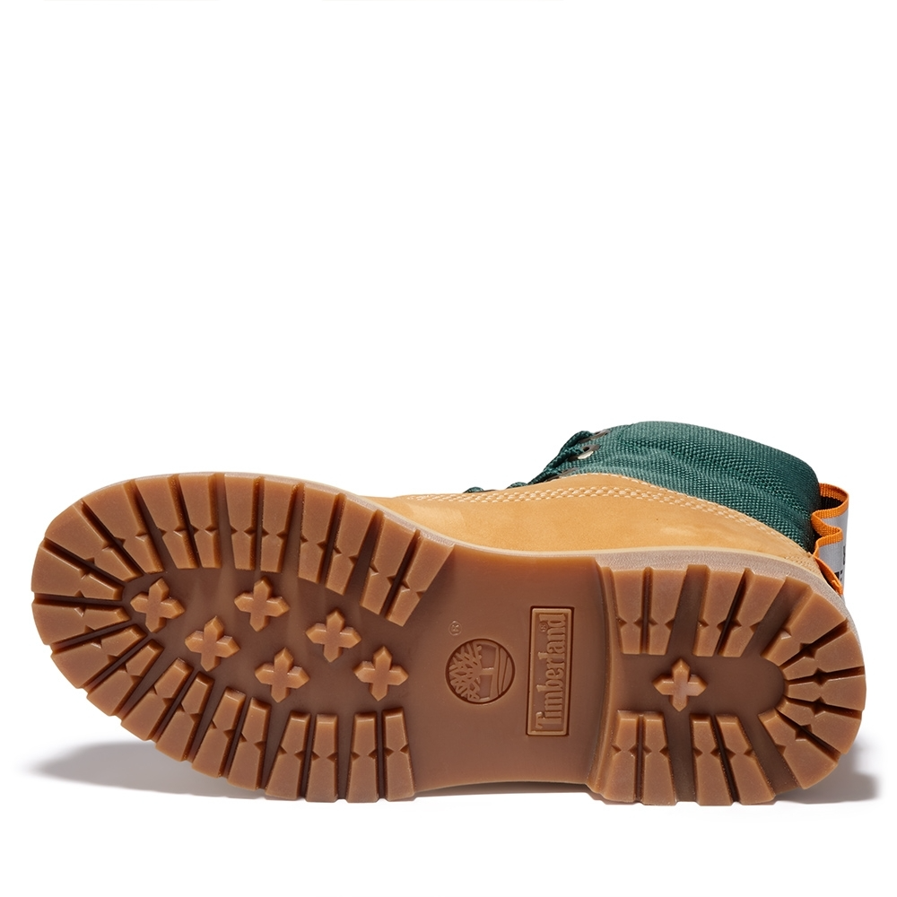 Giày Timberland Women's Wheat Yellow Nubuck Leather Casual Boots A2AYW - Ảnh 4