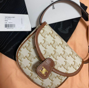 Tui Celine Triomphe Canvas Calfskin 'White' 196702BZJ-01BC