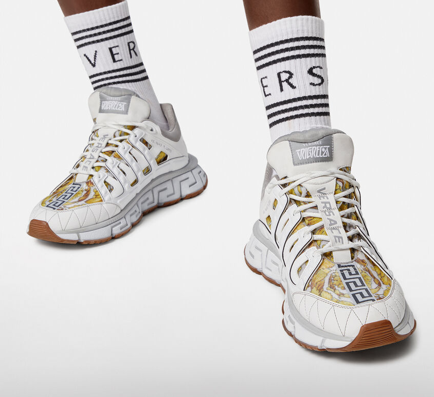 Giày Versace Trigreca 'Barocco Print White' DSU8094-D16TCG-D014H - Ảnh 5