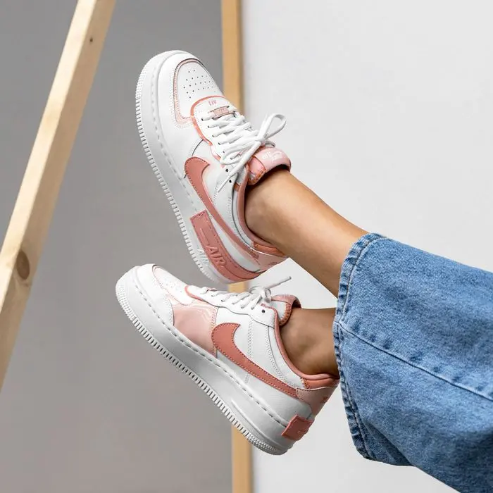 Alternative view of Giày Nike Wmns Air Force 1 Shadow 'Washed Coral' CJ1641-101