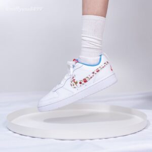 Alternative view of Giày Nike Court Borough Low 2 White Cherry CJ2238-100