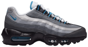 Giày Nike Air Max 95 Recraft GS Grey Laser Blue CJ3906-002