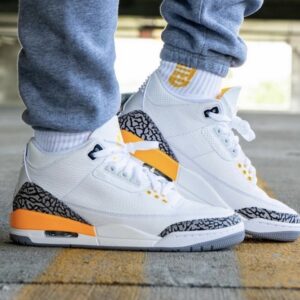 Alternative view of Giày Nike Wmns Air Jordan 3 Retro 'Laser Orange' CK9246-108