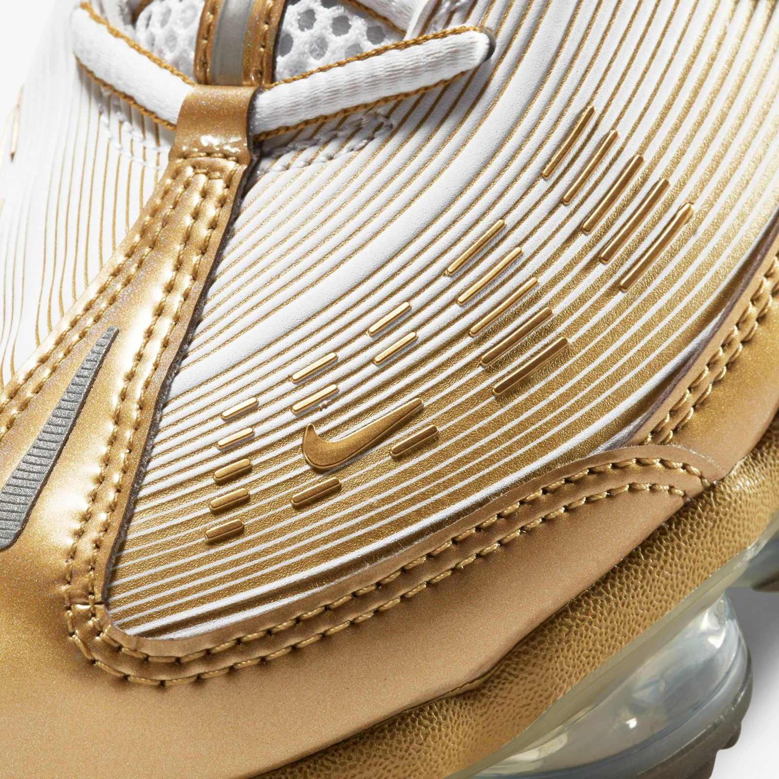 Giày Nike Air VaporMax 360 'White Metallic Gold' (W) CK9670-101 - Ảnh 3