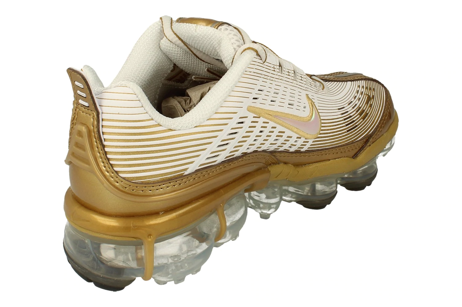 Giày Nike Air VaporMax 360 'White Metallic Gold' (W) CK9670-101 - Ảnh 6