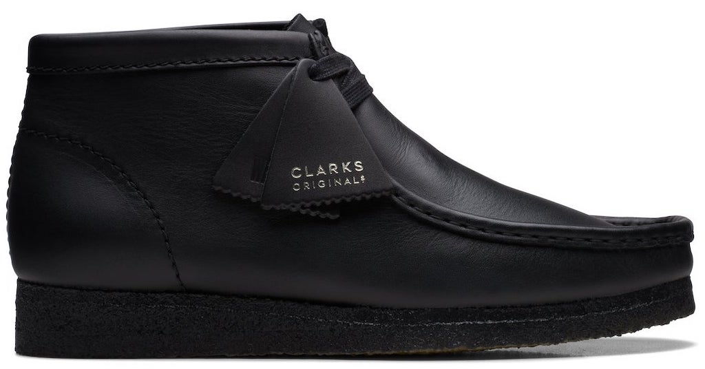Giay Clarks Wallabee Boot 'Black' 261-55512
