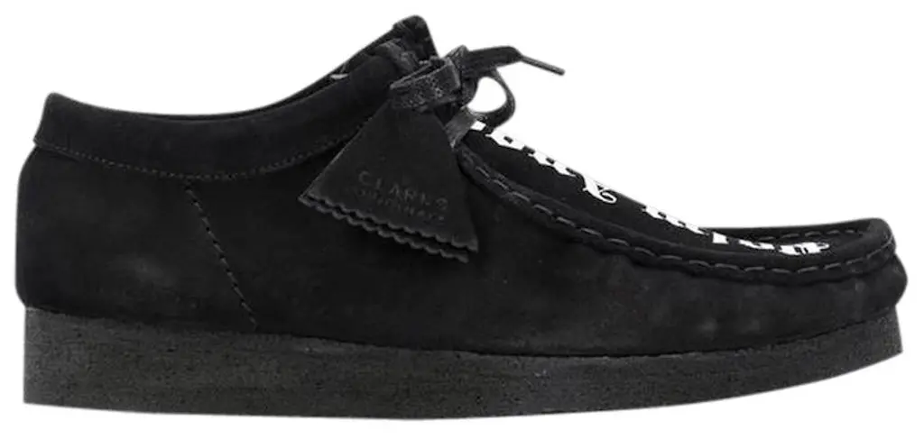 Giay Clarks x Palm Angels Suede Wallabee 'Black' 261-56815