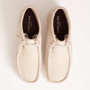 Giay Clarks Wallabee 'Off White Nubuck' 261-66299