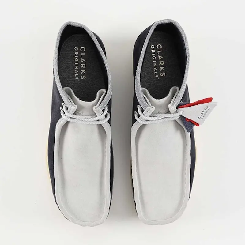 Giay Clarks Wallabee Boot VCY 'Navy' 261-65077