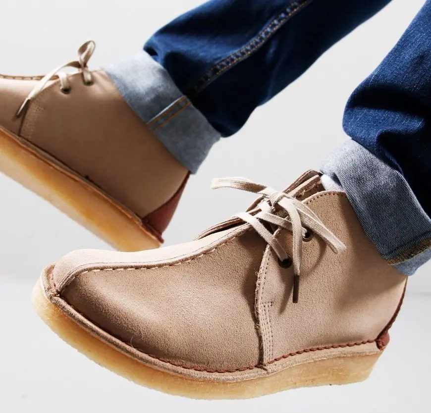 Giay Clarks Trek Hi 50th Anniversary 'Sand Suede' 261-69535