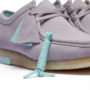 Giay Clarks Wallabee 'Grey Combination' 261-60202