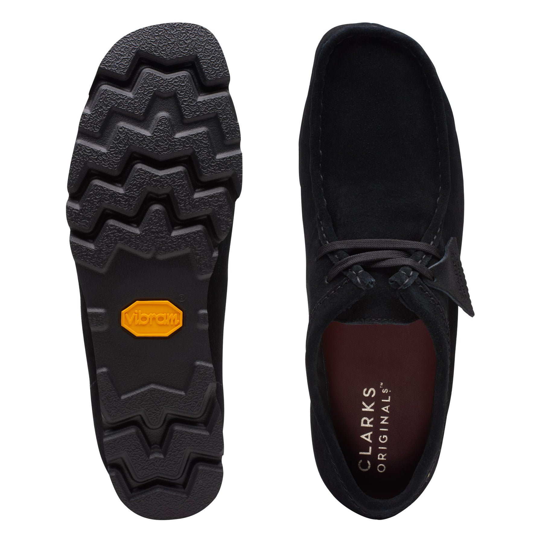 Giay Clarks Wallabee Gore-Tex 'Black Suede' 261-49449