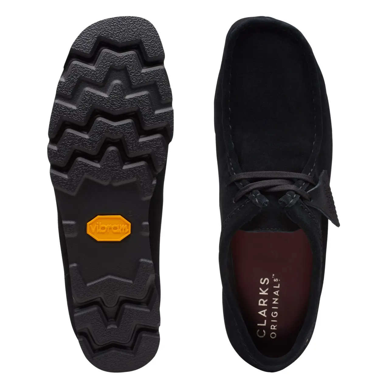 Giay Clarks Wallabee Gore-Tex 'Black Suede' 261-49449
