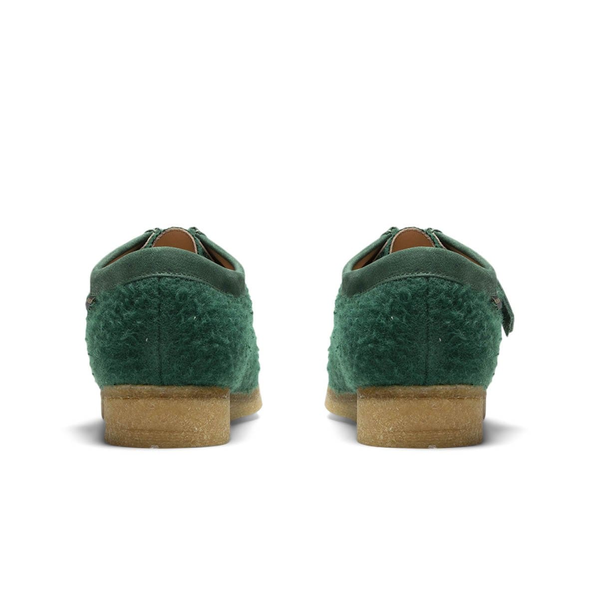 Giay Clarks x Aime Leon Dore Wallabee Casentino Wool 'Dark Green' 261-60880
