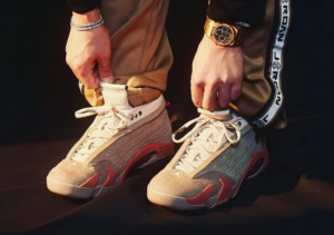 Alternative view of Giày Nike CLOT x Air Jordan 14 Retro Low 'Terracotta' DC9857-200